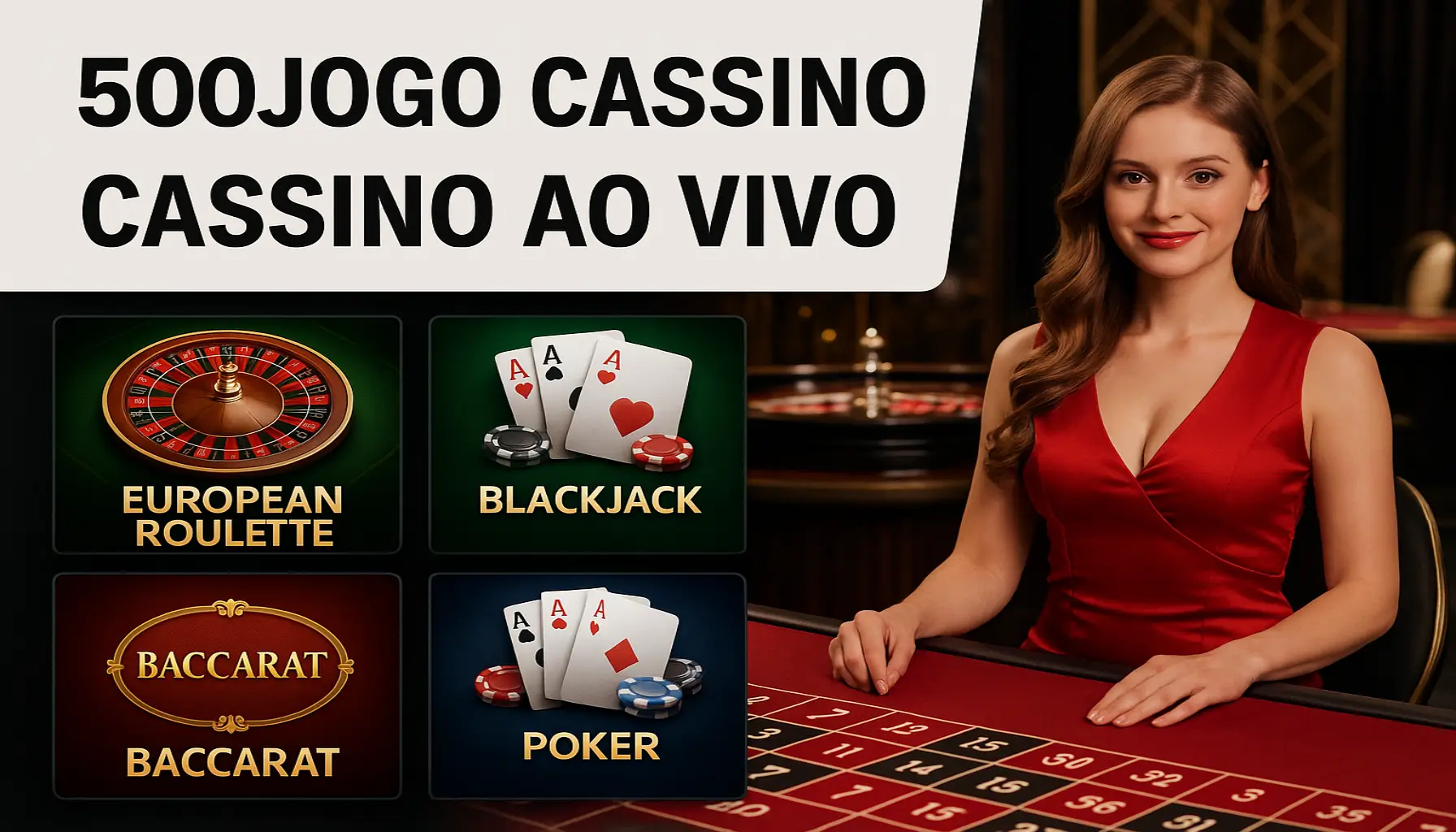 O 500JOGO Live Casino lança promoções regularmente