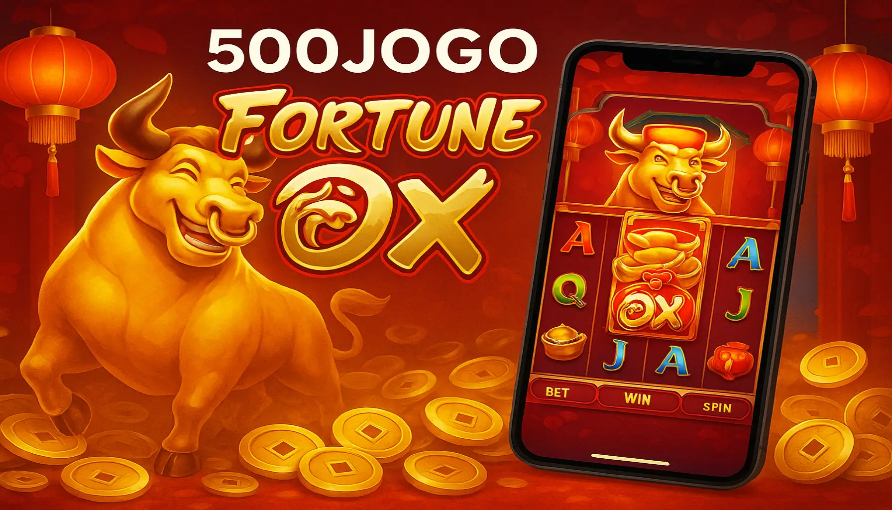 Fortune Ox no 500JOGO - Aposte Agora e Reivindique Seus Ganhos