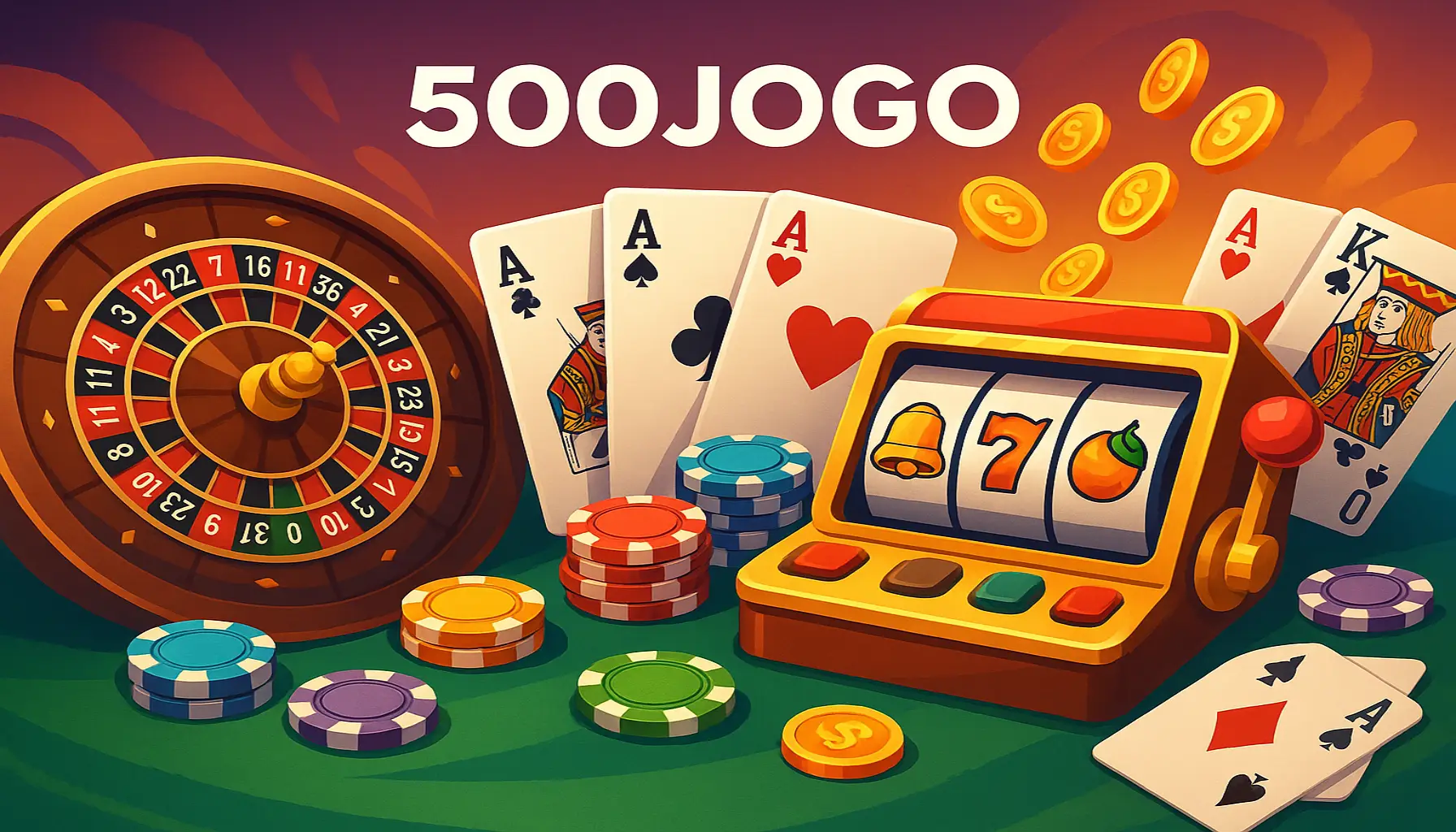 Jogos de cassino online inovadores e emocionantes na 500JOGO